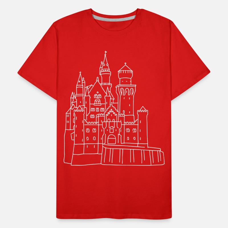 Neuschwanstein Castle Men's Premium Organic T-Shirt