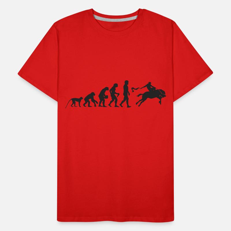 Evolution Rodeo Men's Premium Organic T-Shirt