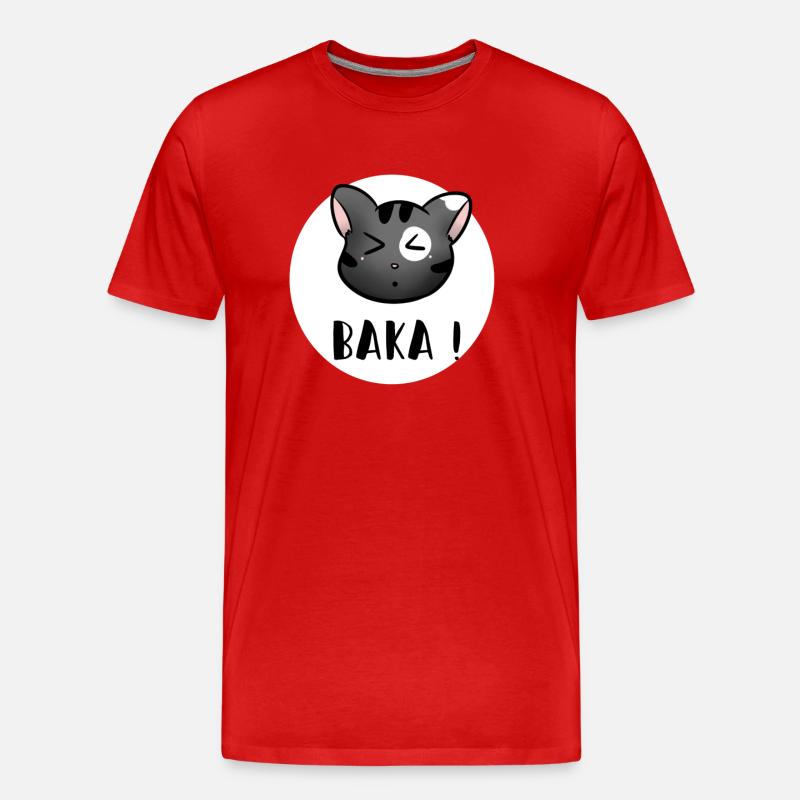 Baka - Männer Premium Bio T-Shirt - Rot