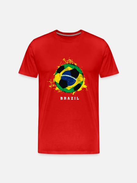  du Brésil - T-shirt bio Premium Homme - rouge