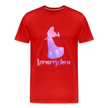Les femmes célibataires de Kornröschen - T-shirt bio Premium Homme - rouge - Devant - Damien (186cm)