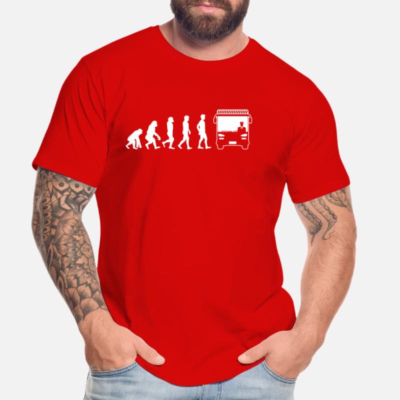 Chauffeur de bus chemise évolution chauffeur de bus T-shirt bio Premium Homme