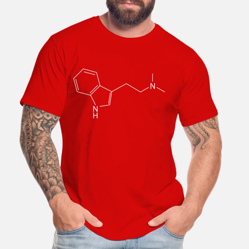DMT molecule Ayahuasca Dimethyltryptamine Men's Premium Organic T-Shirt