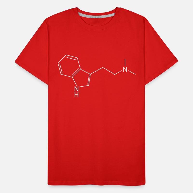 DMT molecule Ayahuasca Dimethyltryptamine Men's Premium Organic T-Shirt