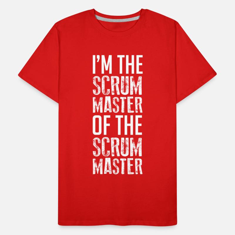 Scrum Master Software Docker Geek Agile Men's Premium Organic T-Shirt