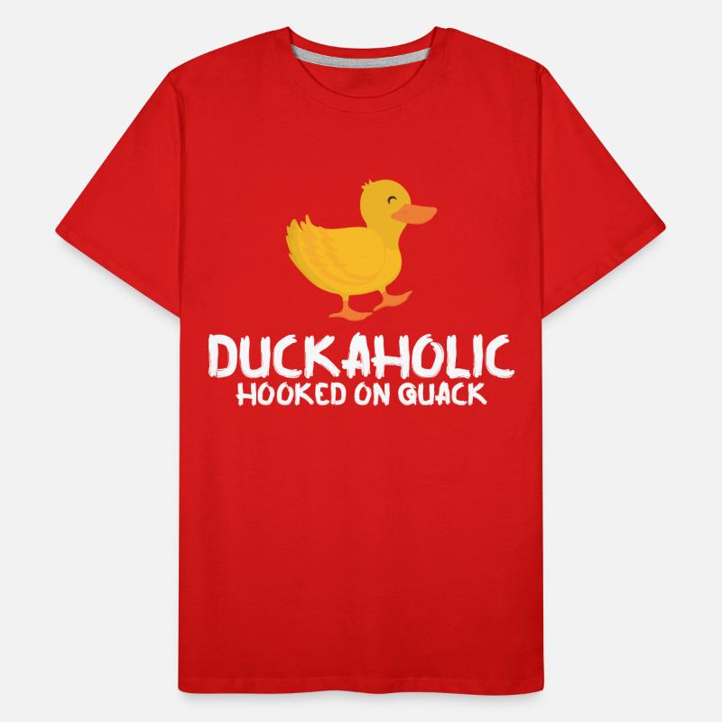 Canards d'élevage de canards en caoutchouc T-shirt bio Premium Homme