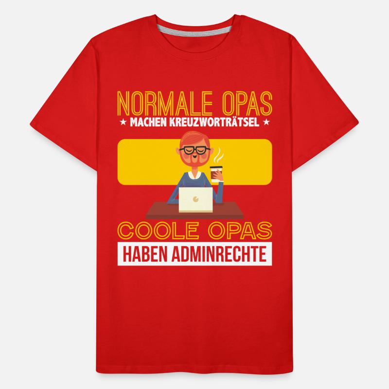 Admin Informatiker Informatik Administrator Männer Premium Bio T-Shirt