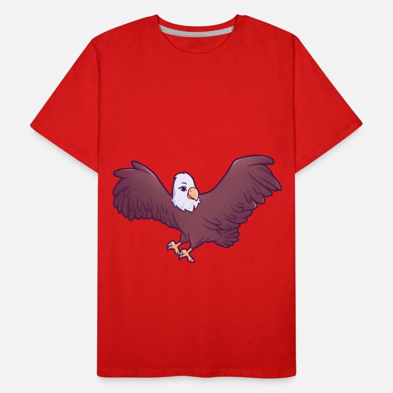 Adler Männer Premium Bio T-Shirt