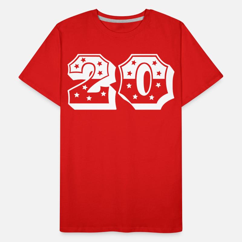 Number 20 Men's Premium Organic T-Shirt