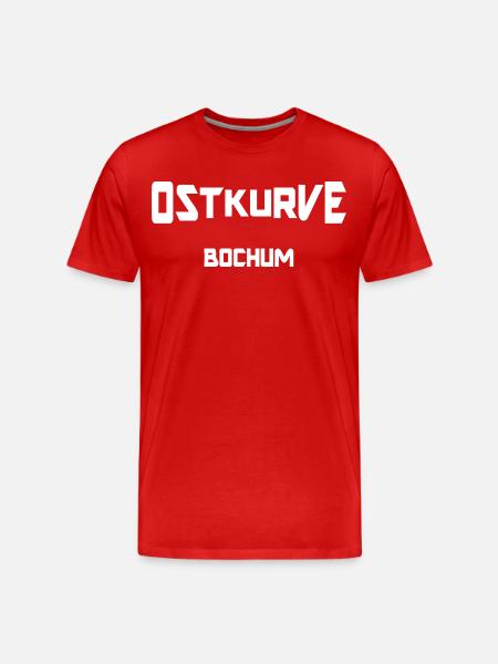 Schichtwechsel in Bochum Ruhrpott - Männer Premium Bio T-Shirt - Rot