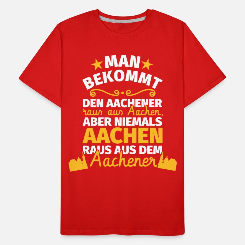 Aachen Männer Premium Bio T-Shirt