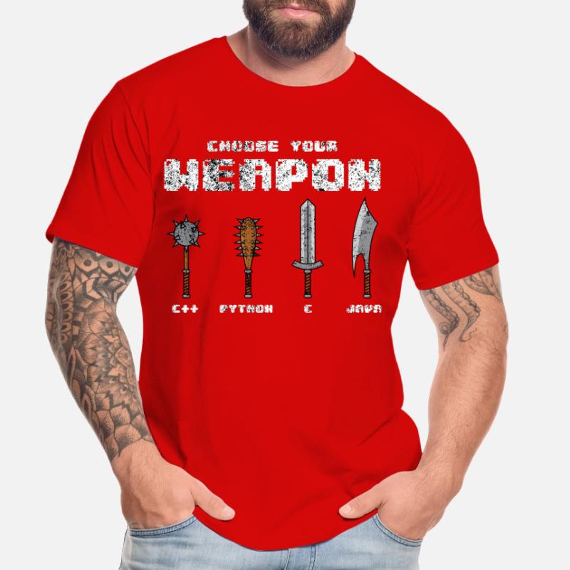 C ++ Phyton C Programmeur Logiciel Java Codeur Joke T-shirt bio Premium Homme