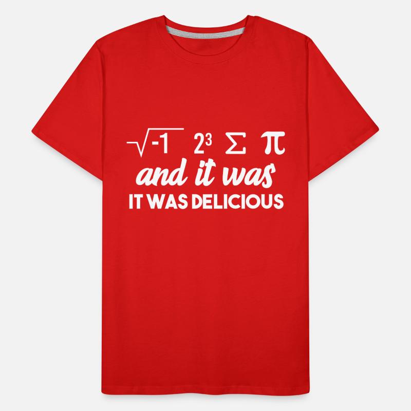 Blague math T-shirt bio Premium Homme