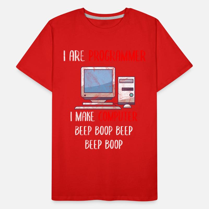 I Are Programmer Funny Computer Programming Männer Premium Bio T-Shirt
