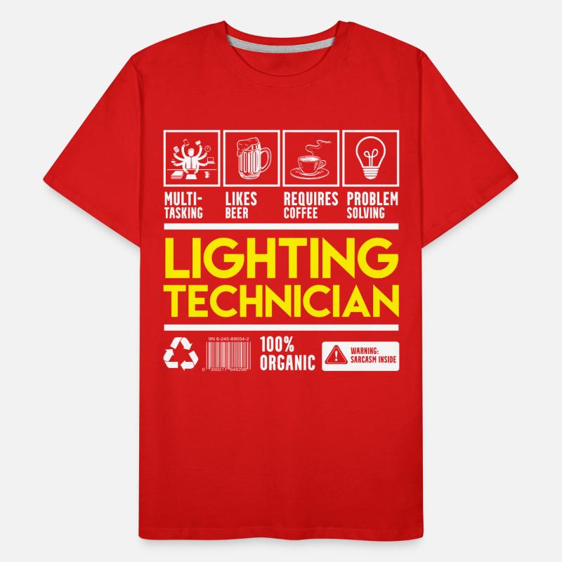 Techniciens de lumière T-shirt bio Premium Homme
