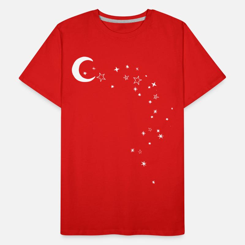 Lune et étoiles T-shirt bio Premium Homme