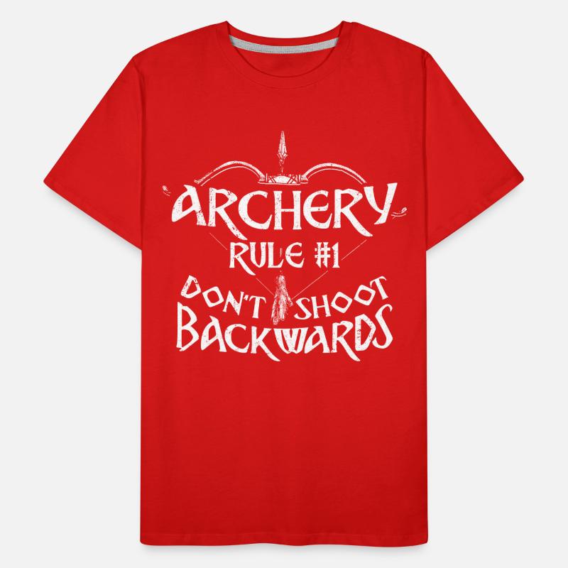 Archery Bow Archer Compound Bow Men's Premium Organic T-Shirt