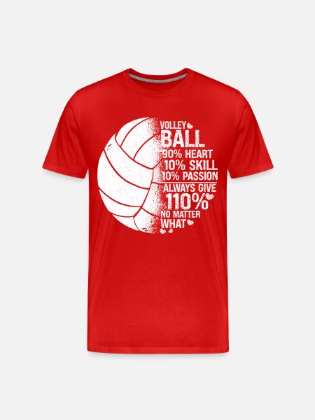 Volleyball Player Team Volleyball - Men's Premium Organic T-Shirt - red