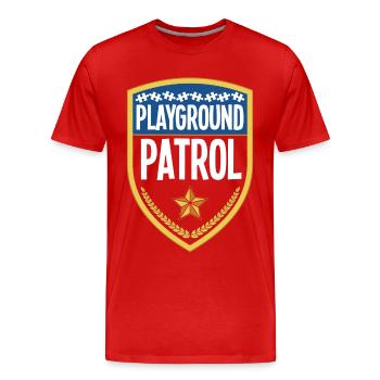 Childcare Daycare Provider Teacher - Men's Premium Organic T-Shirt - red - Front - Damien (186cm)