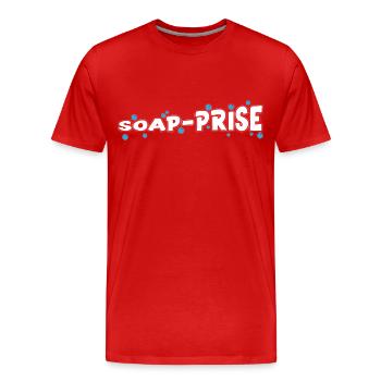 Soap Making Crafting Pun - Männer Premium Bio T-Shirt - Rot - Vorne - Damien (186cm)