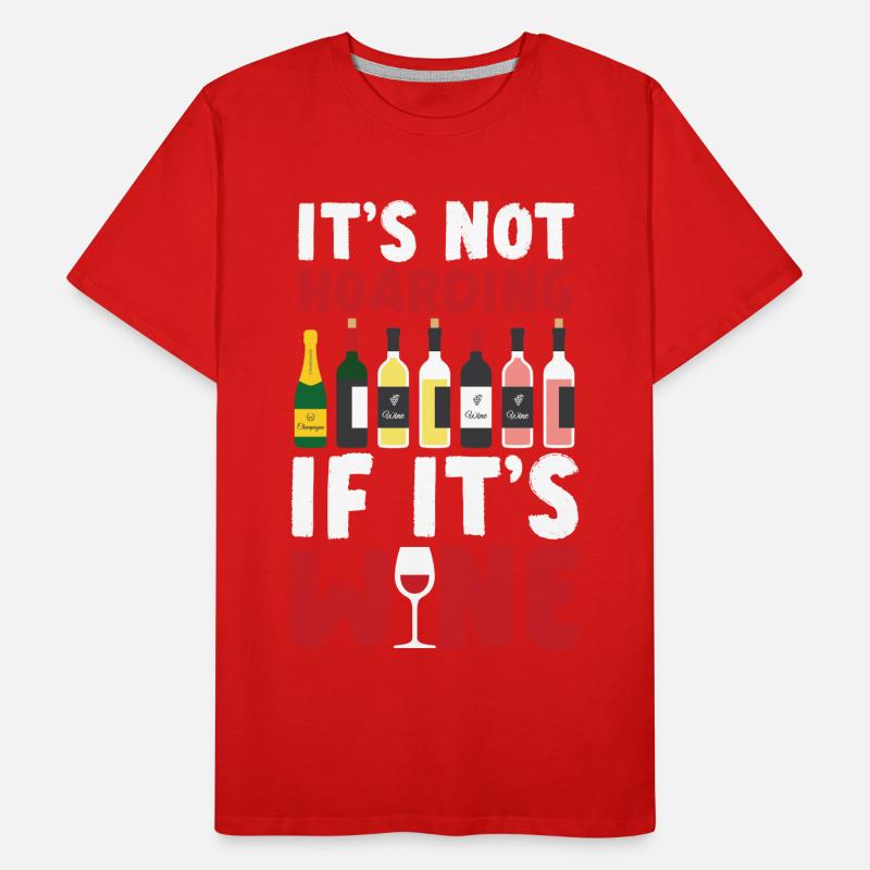 Sommelier Wine Drinking Tasting Männer Premium Bio T-Shirt