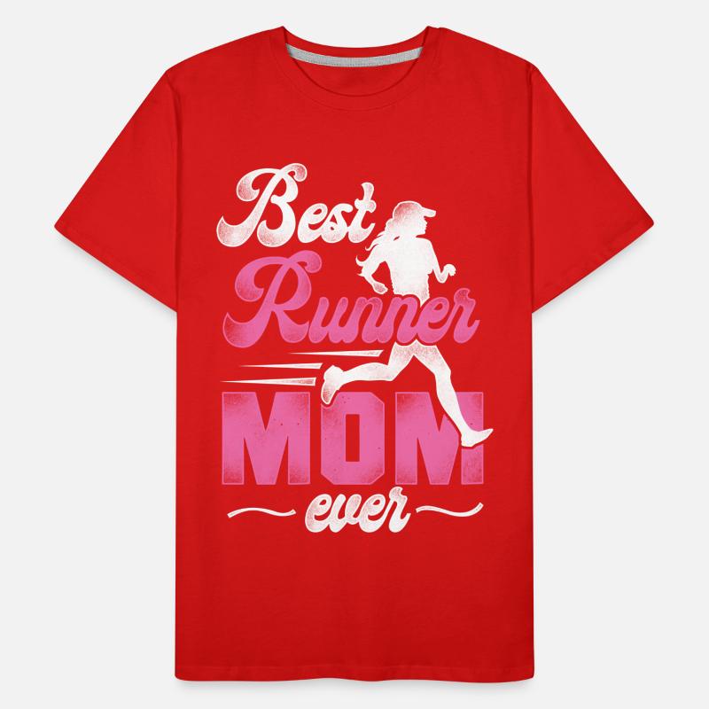 Running Runner Half Marathon Mom Men's Premium Organic T-Shirt