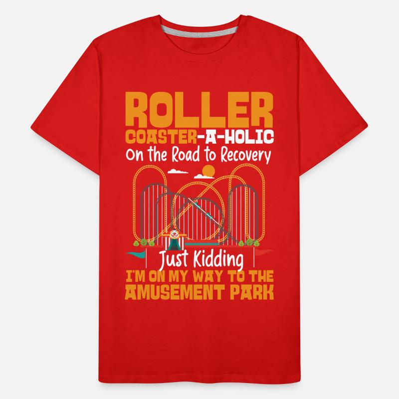 Roller Coaster Roller Männer Premium Bio T-Shirt