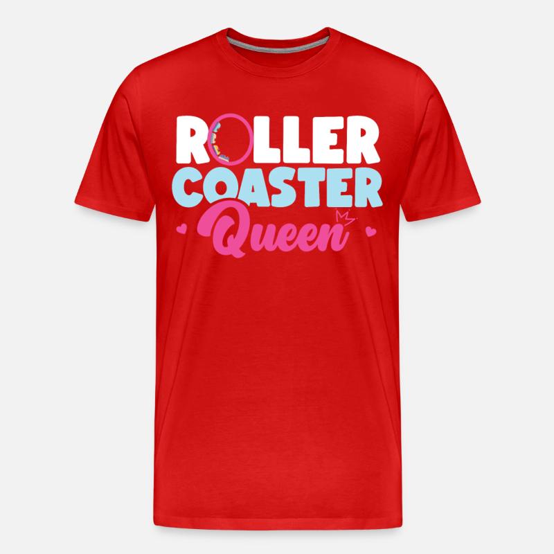 Roller Coaster Roller Coaster - T-shirt bio Premium Homme - rouge