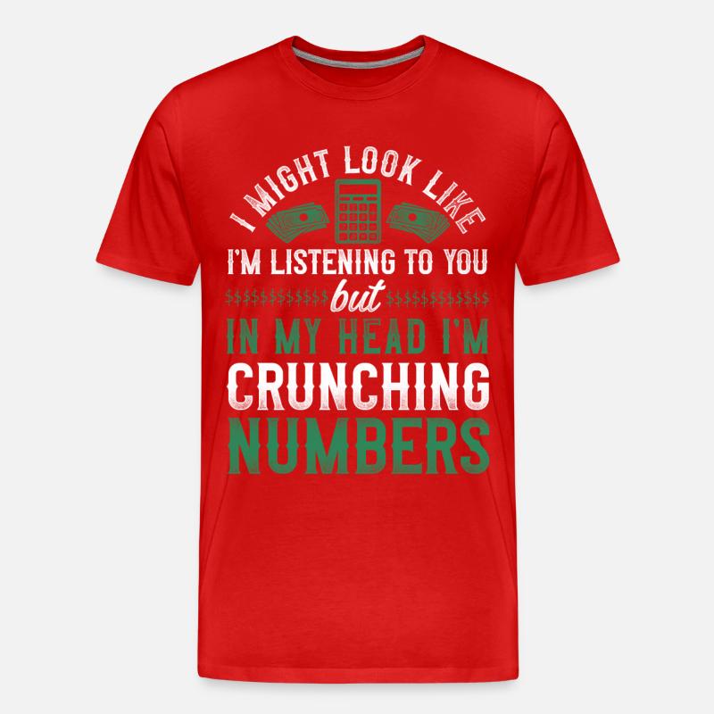 Comptable Comptable Comptable Comptabilité - T-shirt bio Premium Homme - rouge