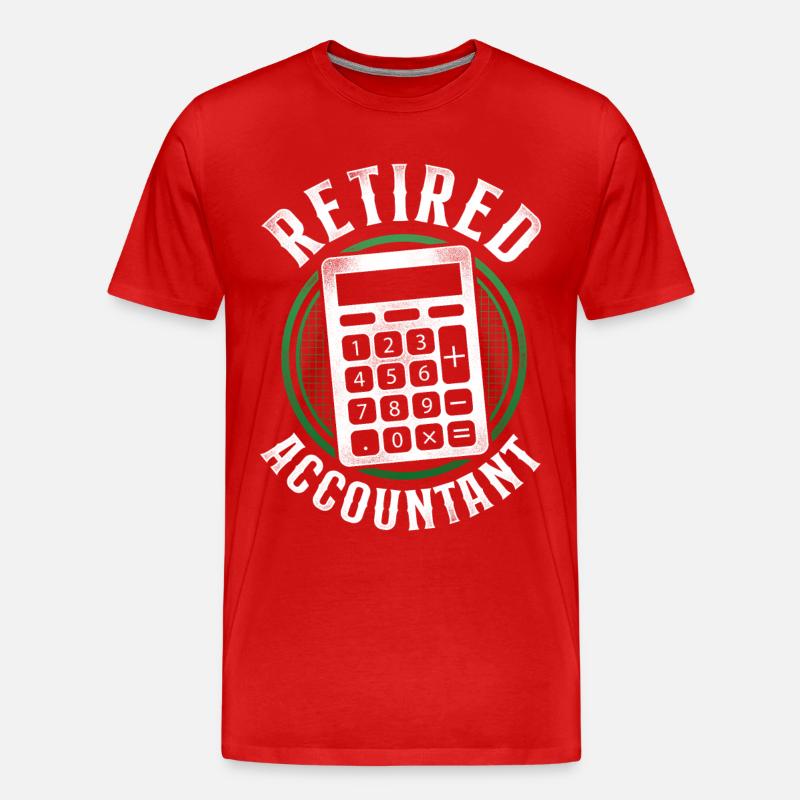Comptable Comptable Comptable Comptabilité - T-shirt bio Premium Homme - rouge
