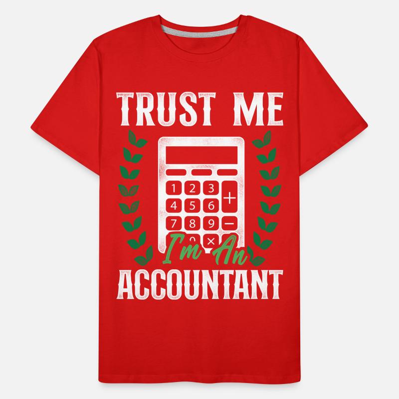 Comptable Comptable Comptable Comptabilité T-shirt bio Premium Homme