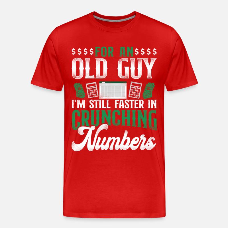 Comptable Comptable Comptable Comptabilité - T-shirt bio Premium Homme - rouge