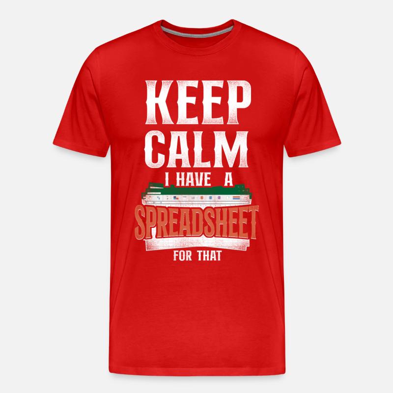 Comptable Comptable Comptable Comptabilité - T-shirt bio Premium Homme - rouge
