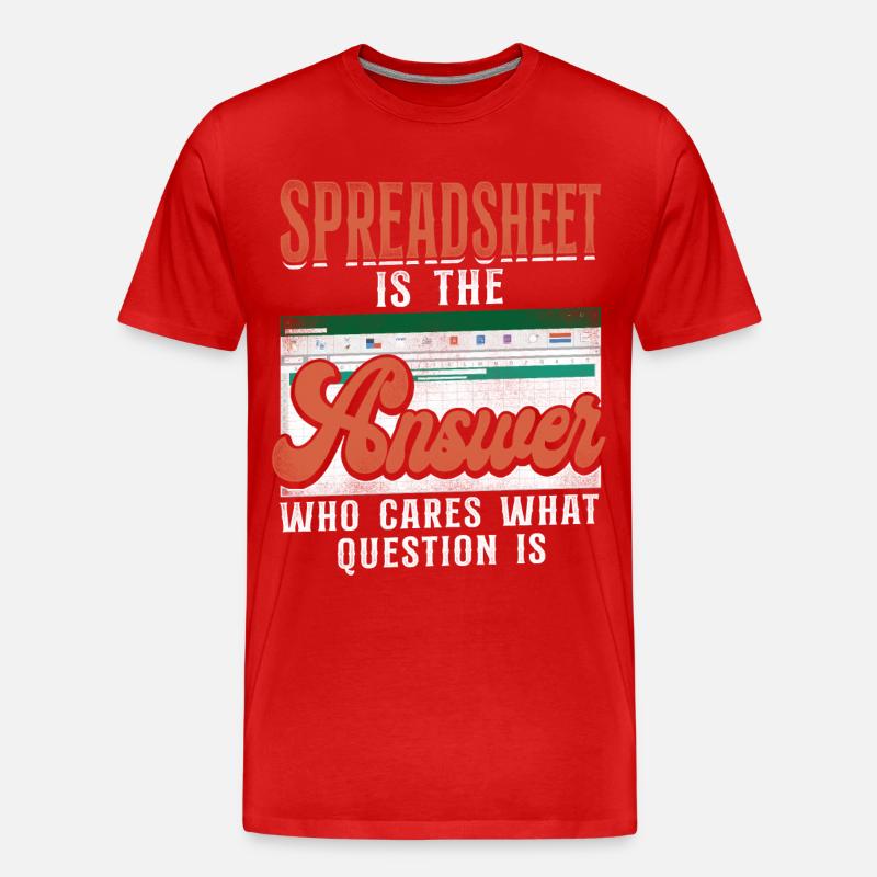 Comptable Comptable Comptable Comptabilité - T-shirt bio Premium Homme - rouge