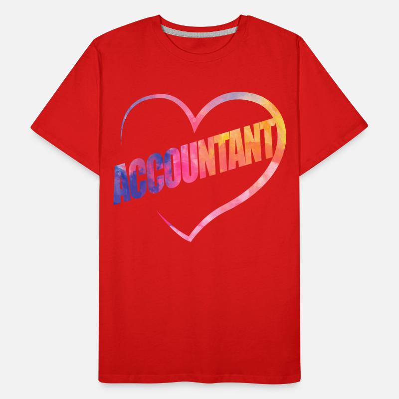 Comptable Comptable Comptable Comptabilité T-shirt bio Premium Homme