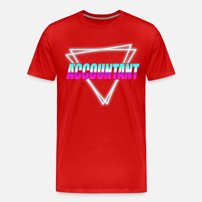 Comptable Comptable Comptable Comptabilité - T-shirt bio Premium Homme - rouge