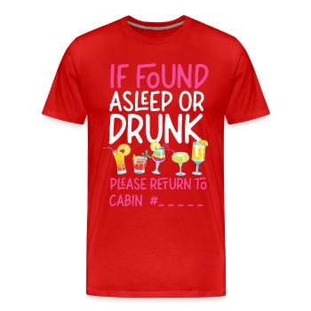 Cruise Ship Vacation Friends - Men's Premium Organic T-Shirt - red - Front - Damien (186cm)