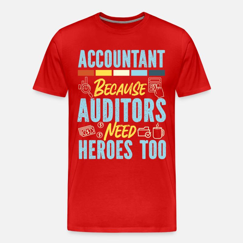 Comptable Comptable Comptable - T-shirt bio Premium Homme - rouge