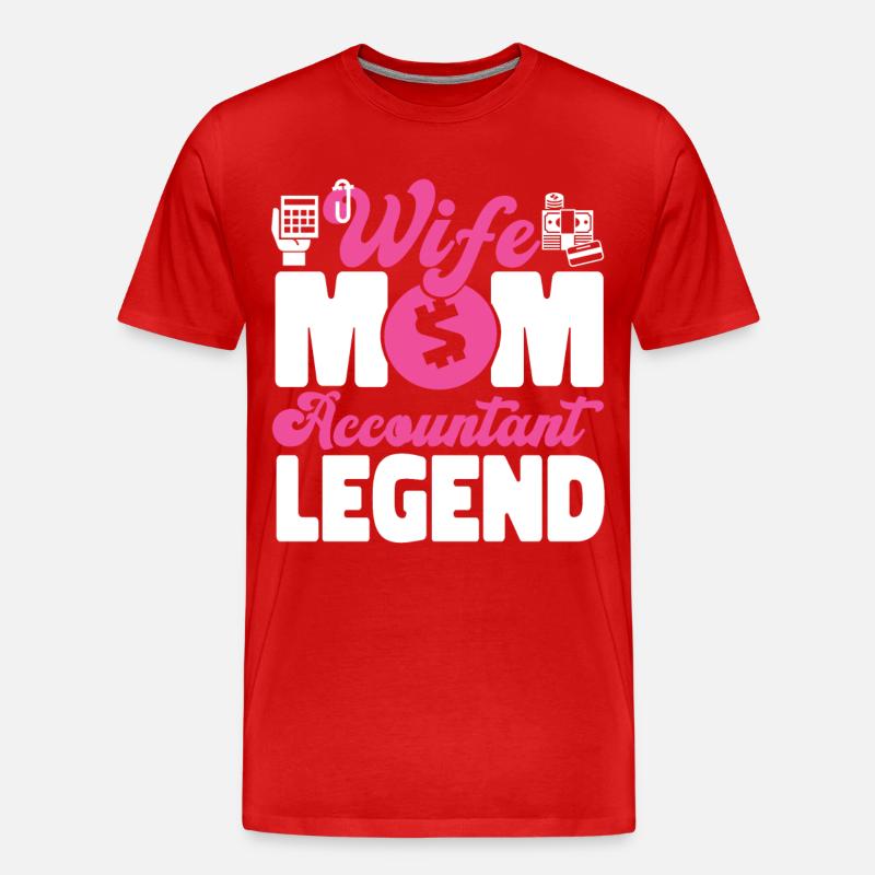 Comptable Comptable Comptable - T-shirt bio Premium Homme - rouge