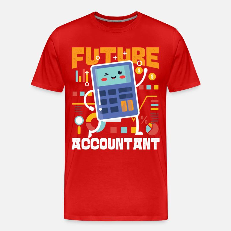 Comptable Comptable Comptable - T-shirt bio Premium Homme - rouge