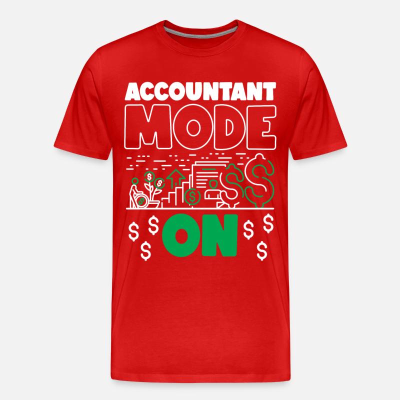 Comptable Comptable Comptable - T-shirt bio Premium Homme - rouge