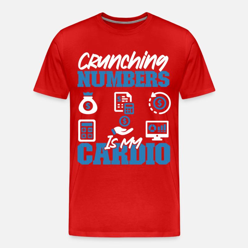 Comptable Comptable Comptable - T-shirt bio Premium Homme - rouge