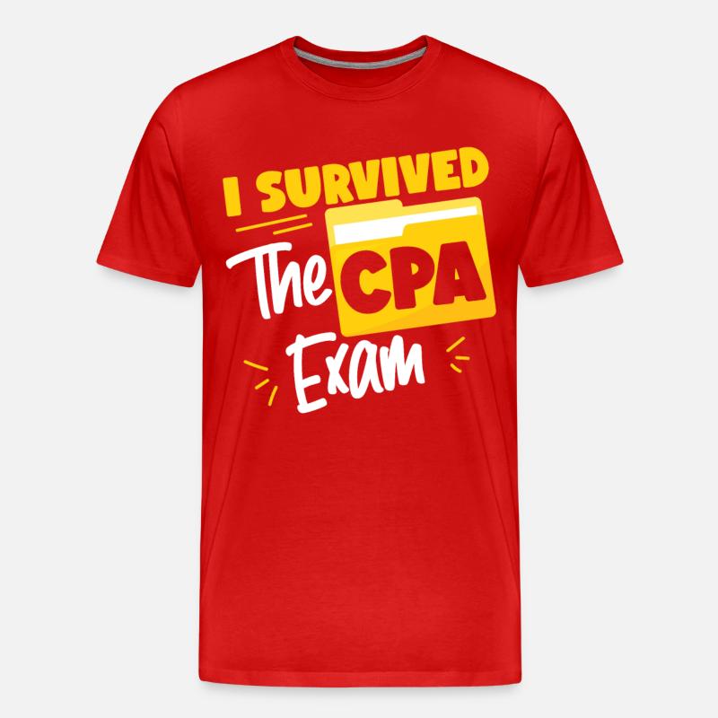 Comptable Comptable Comptable - T-shirt bio Premium Homme - rouge