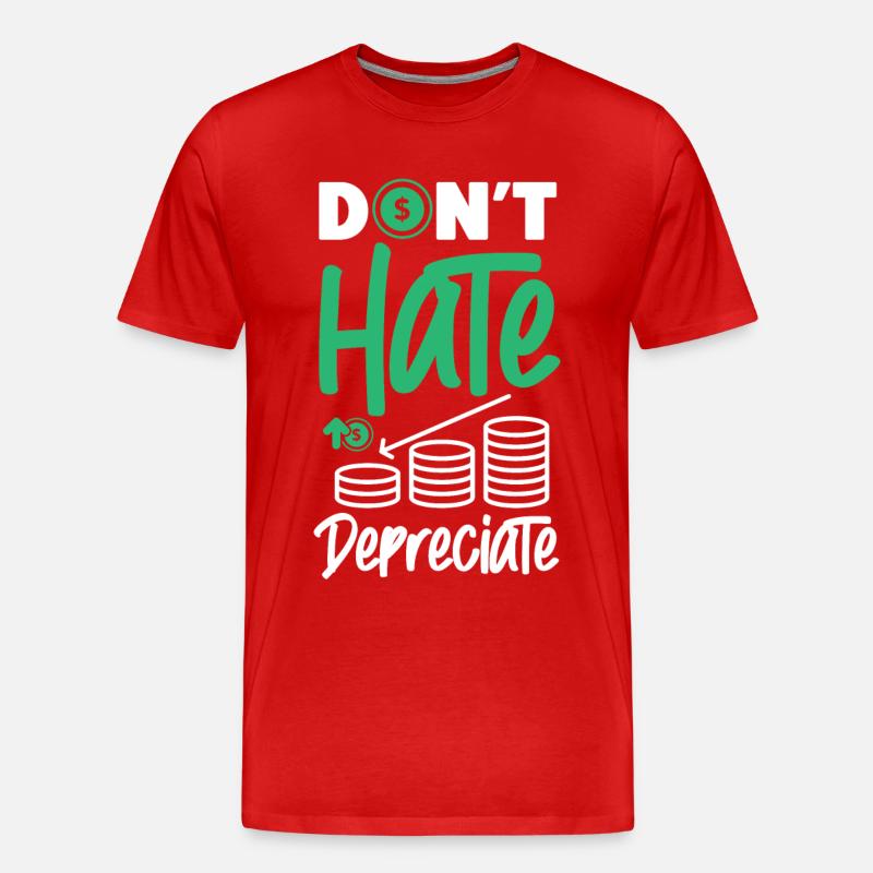 Comptable Comptable Comptable - T-shirt bio Premium Homme - rouge