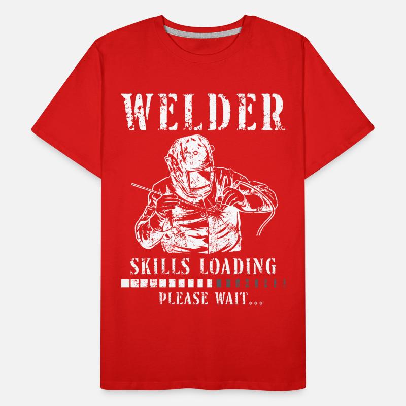 Welder Welding Apprentice Vintage Men's Premium Organic T-Shirt