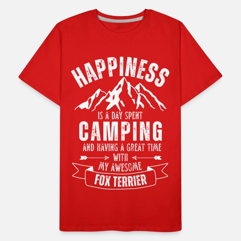 Camping et Fox-Terrier T-shirt bio Premium Homme