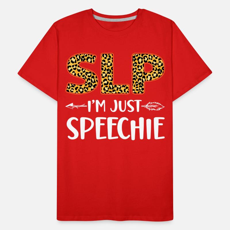 Speech Therapist Therapy Assistant Männer Premium Bio T-Shirt