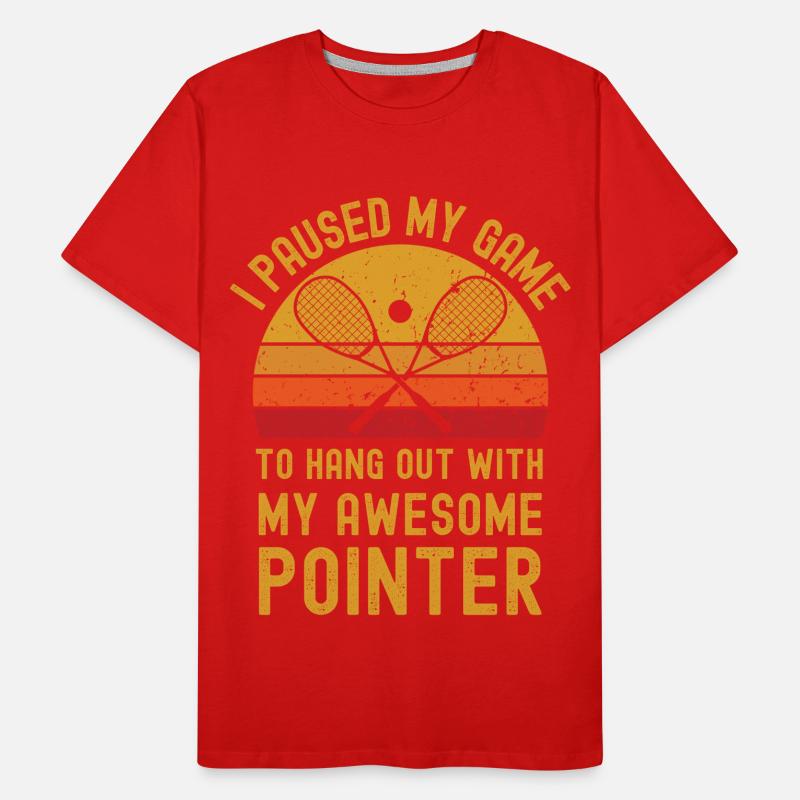 Squash and Pointer Men's Premium Organic T-Shirt