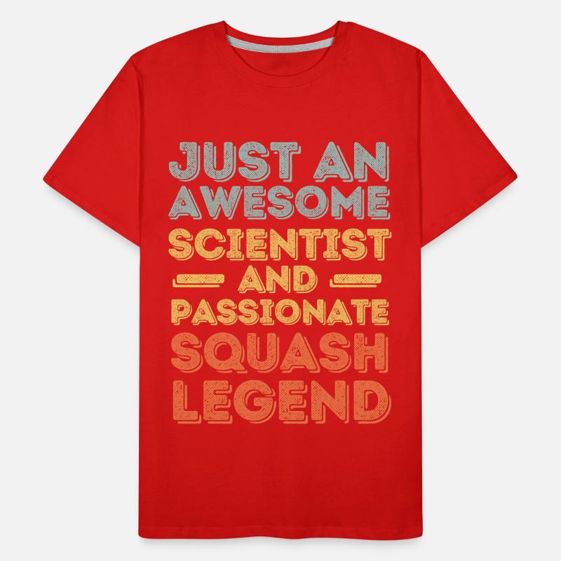Scientist Squash retro Men's Premium Organic T-Shirt