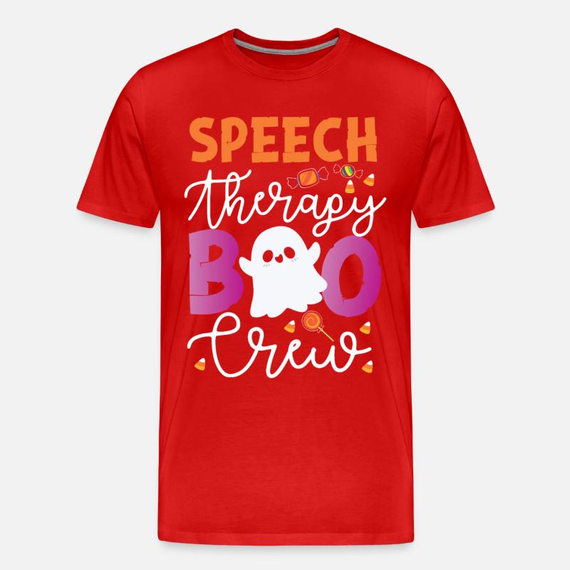Speech Therapist Therapy Assistant - Männer Premium Bio T-Shirt - Rot